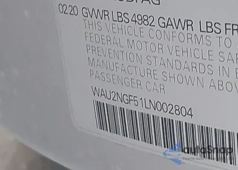 2020 Audi A5 Cabriolet Premium 45 Tfsi Quattro S Tronic z USA, uszkodzony, nr VIN WAU2NGF51LN002804